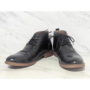 Sonoma Men’s Shoes Black Ankle Boot Ortholite 10.5 M